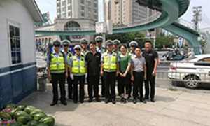 居然所見，皆有溫度——安徽分公司淮南店慰問一線交警 